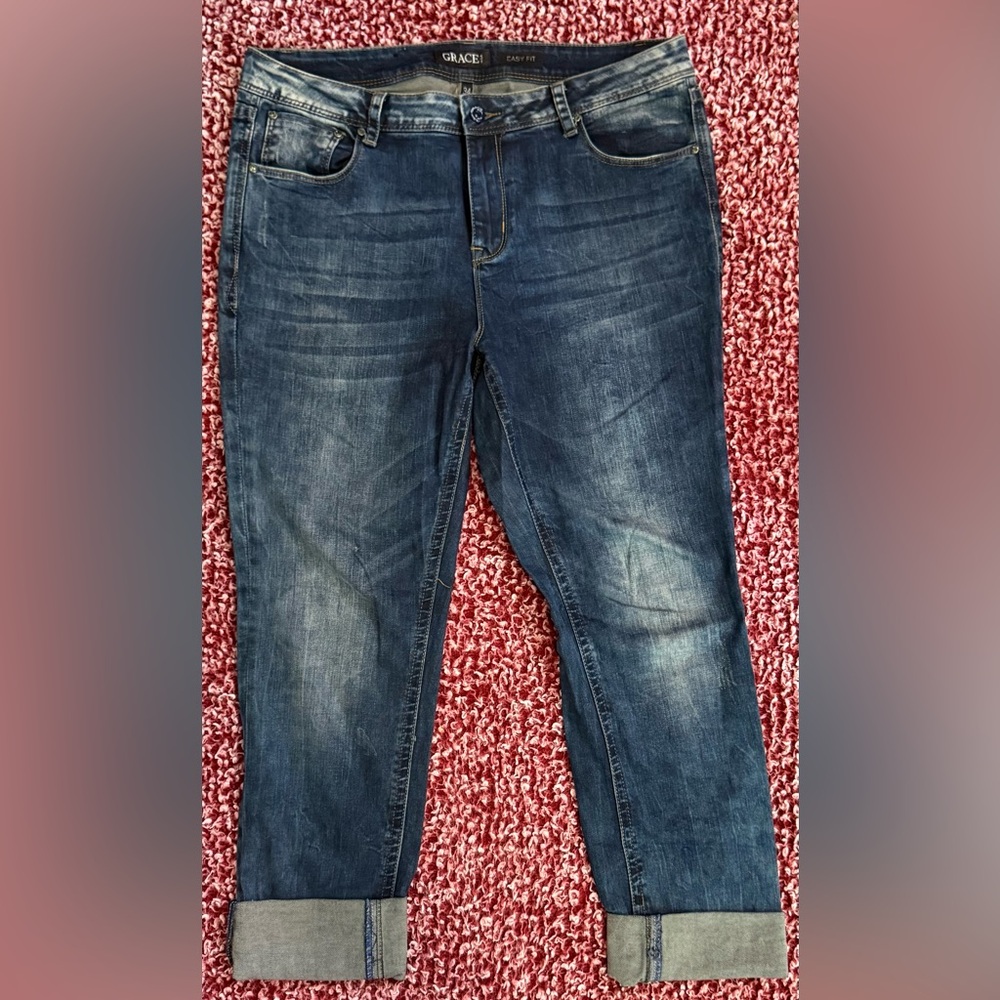 Grace LA Easy Fit Denim Jeans